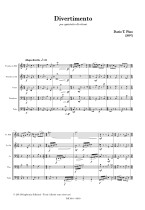 DIVERTIMENTO per quintetto di ottoni [Digitale]